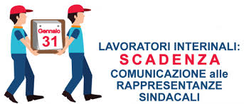 31/01/21 - SCADENZA COMUNICAZIONE SOMMINISTRATI